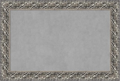 Amanti Art Silver Framed Magnetic Board 26x38 Large Vision Board by AmantiArt