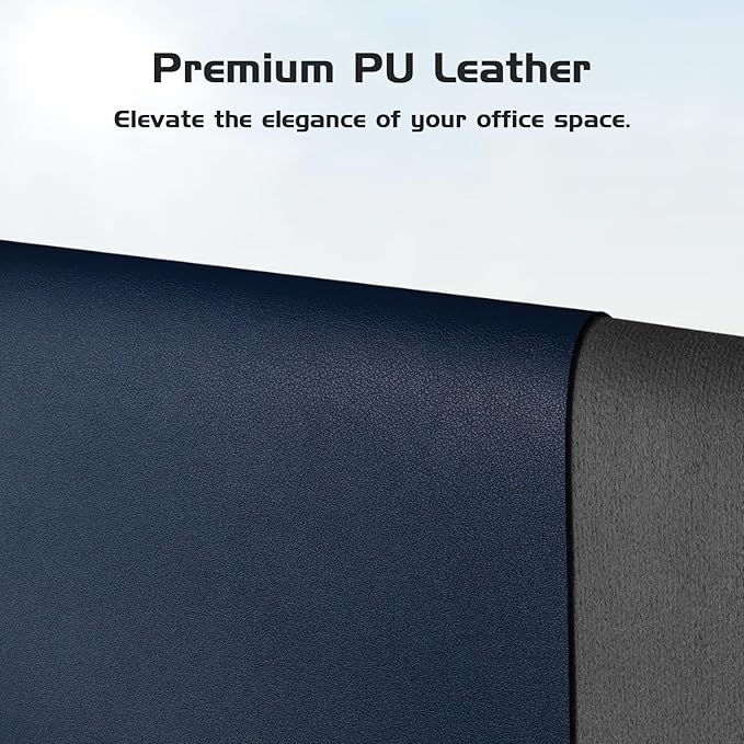 Aothia Leather Desk Pad Protector, Office Desk Mat, Large Mouse Pad, Laptop - Image 5