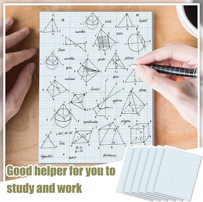 Ctosree 3 Pcs 8.5 x 11 Quadrille Pads 10 Squares Per Graph Paper Pad Back to - Image 7