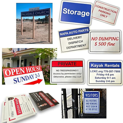 Custom Signs Outdoor Metal for Home Office Business, Personalized, Man Cave - Image 5