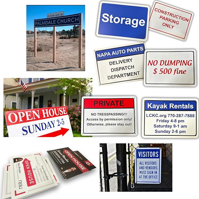 AV Grafx Custom Metal Signs, Professional, Customizable, UV Resistant, Made in - Image 4