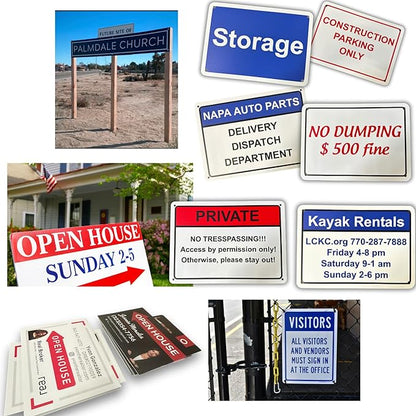 AV Grafx Custom Metal Signs, Professional, Customizable, UV Resistant, Made in - Image 4