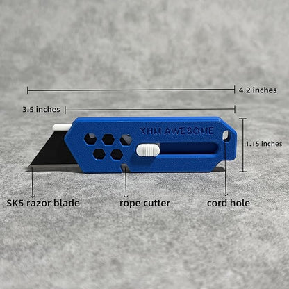 XHM Awesome Small Box Cutter Retractable Blade Ultility Knife, - Image 6