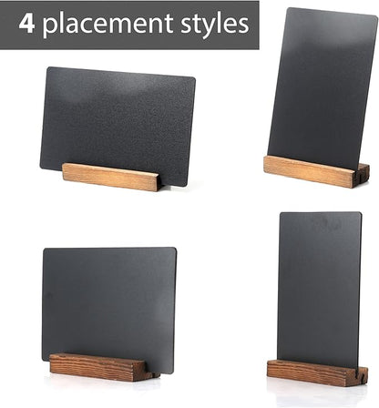 JDEA Desktop Chalkboard Sign Double-Sided Chalkboard - Image 2