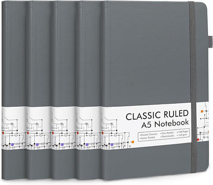feela 5 Pack Journal Notebook Bulk by feela
