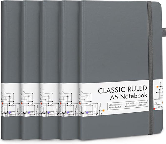 feela 5 Pack Journal Notebook Bulk by feela