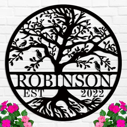 Wedding Gifts for Couples 2025 Last Name Signs for Home Personalized by HRZSIGNFC
