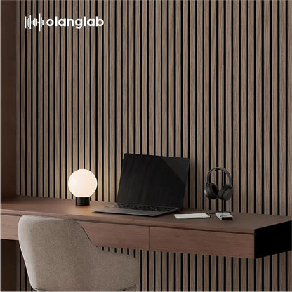 Olanglab Wood Slat Wall Panels, Wooden Acoustic Wall Panels, 94.5"x12.6" Each - Image 2