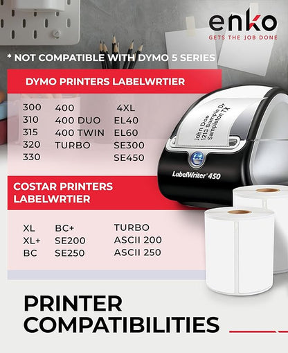 enKo Dymo 4XL Labels 4 x 6 1744907 Compatible - Image 4