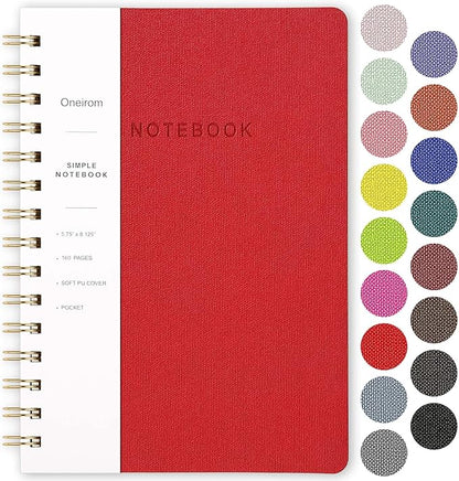 Spiral Notebook-5.75" x 8.125" College Ruled Journal by Oneirom