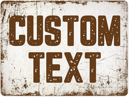 Custom Sign, Custom Street Sign, 11 Font Colors, 13 Font Styles, 4 Hole Options by MySignCenter