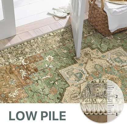 GENIMO 8x10 Area Rugs for Living Room, Machine Washable Rug, Non Slip Indoor - Image 5