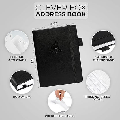 Clever Fox Address Book with alphabetic tabs - Image 2