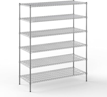 Regal Altair 24" Deep x 60" Wide x 74" Height Wire Shelving Kit | 6-Tier | NSF by Regal+Altair