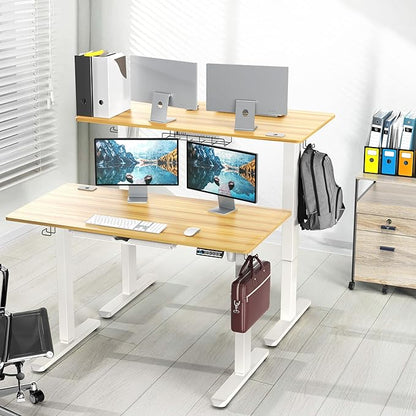 SHW 48-Inch Electric Height Adjustable Standing Desk - Image 2