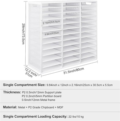 PAG-Mass Mail Sorter Adjustable Countertop Mail Holder, Heavy Duty Literature - Image 6