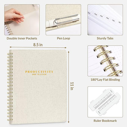 SUNEE 2026 Planner 8.5" x 11" – Dated Productivity Planner - Image 5