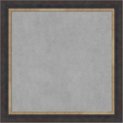 Amanti Art Black Framed Magnetic Board 29x29 Medium Vision Board by AmantiArt