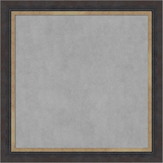 Amanti Art Black Framed Magnetic Board 29x29 Medium Vision Board by AmantiArt