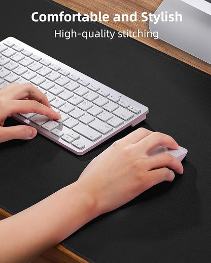 Leather Desk Protector, Large Mouse Pad, Non-Slip Blotter, Waterproof Writing - Image 3
