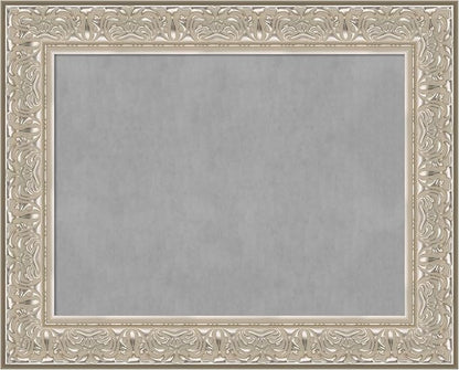 Amanti Art Silver Framed Magnetic Board 25x31 Medium Vision Board by AmantiArt