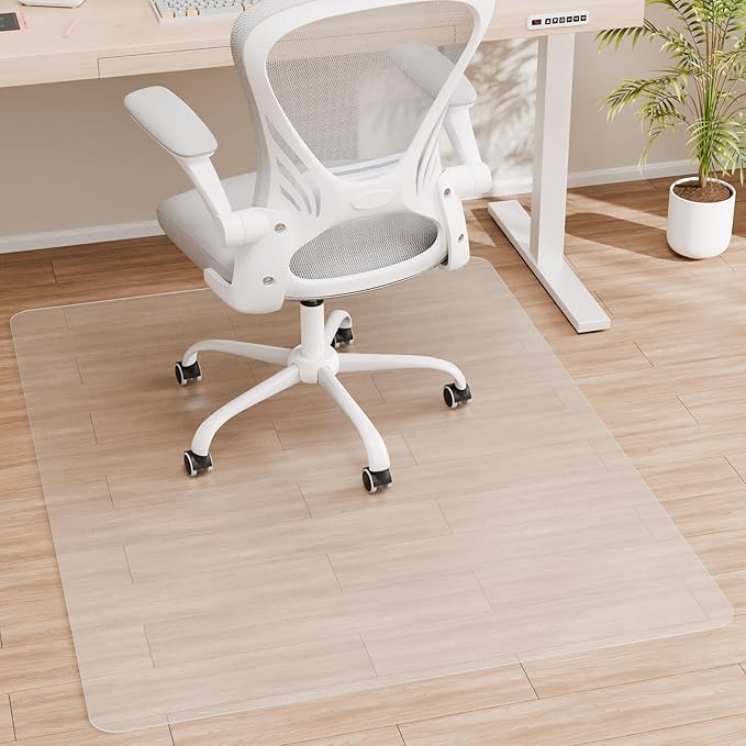 HOMEK Office Chair Mat for Hardwood Floor, Easy Glide, Protects Hard Surfaces by HOMEK