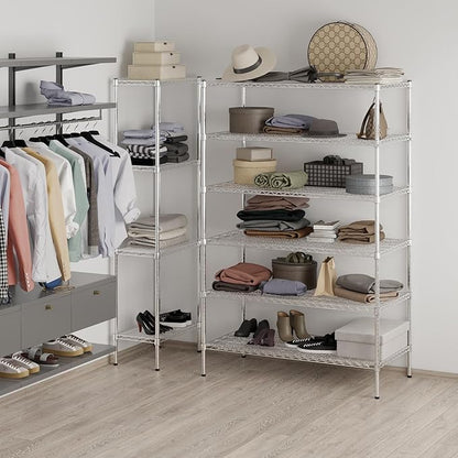 Regal Altair 24" Deep x 48" Wide x 74" Height Wire Shelving Kit | 6-Tier | NSF - Image 7