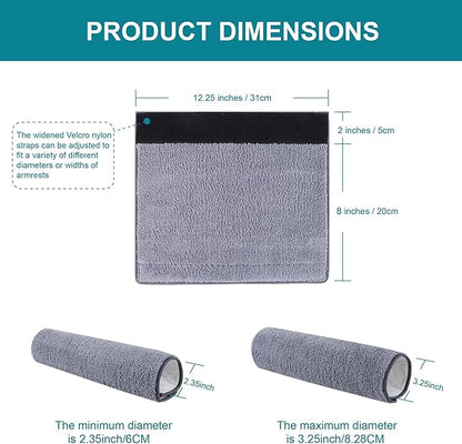 2 Pcs Wheelchair Armrest Pads Covers - Image 5