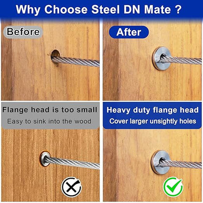 Steel DN Mate 200 Pack Stainless Steel Protector Sleeves - Image 3