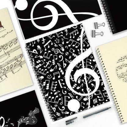 MAXCURY Blank Sheet Music Composition Manuscript Staff Paper Art Music Notebook - Image 9