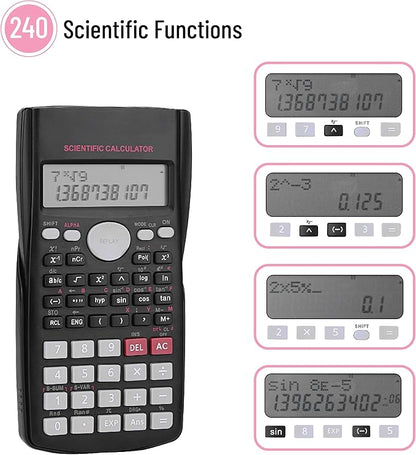 Mr. Pen- Scientific Calculators Bulk, 24 Pack, 2 Line, 240 Functions, 12 Digit - Image 4