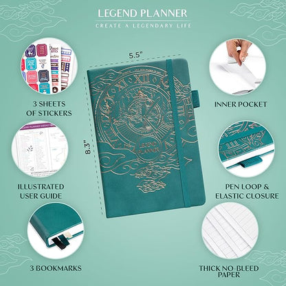 Legend Planner – Weekly & Monthly Life Planner to Hit Your Goals & Live - Image 2