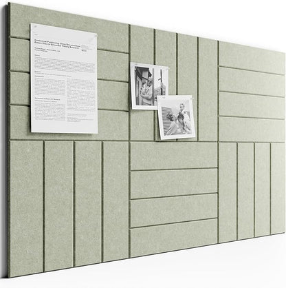 Bumusty Large Cork Board Alternative-36 x24 Felt Bulletin Board Tiles, by Bumusty