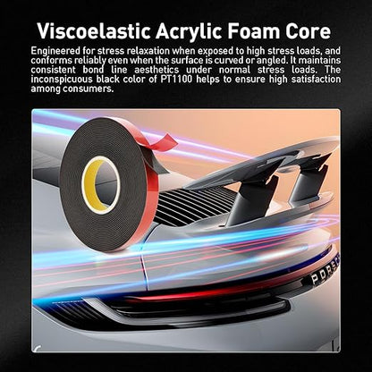 Automotive Acrylic Plus Attachment Tape 0.55" x 18Ft Made of 3M Pack of 2 - Image 5