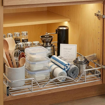 HOLD N' STORAGE Pull Out Cabinet Organizer, Heavy Duty-w/Lifetime Limited - Image 7