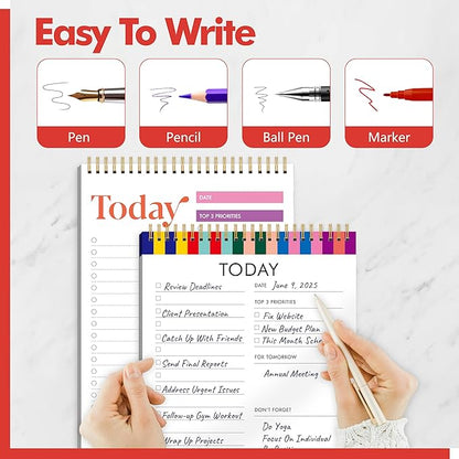 2 To Do List Notepads, Daily Planner Notebook - Image 5