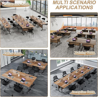 WYMHYZ Conference Table Flip Top Mobile Conference Room Tables, Folding - Image 6