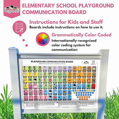 Weather-Proof Aluminum School Playground Communication Board - Image 2