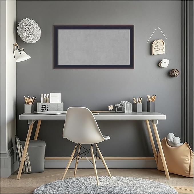 Amanti Art Black Framed Magnetic Board 15x27 Small Vision Board - Image 7