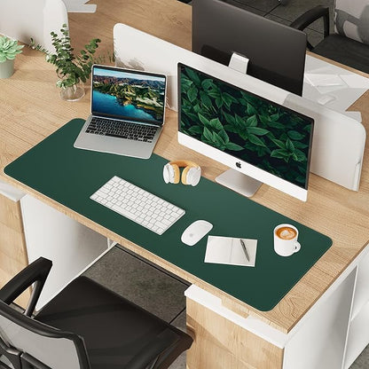 AFIING Leather Desk pad Protector, Large Non-Slip Office Desk Mat - Image 6