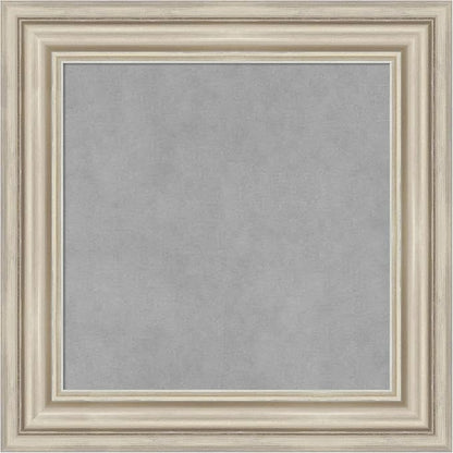 Amanti Art Silver Framed Magnetic Board 22x22 Small Vision Board by AmantiArt