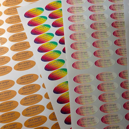 Made in USA Custom Return Address Stickers Labels Customized Mailing Label - Image 3