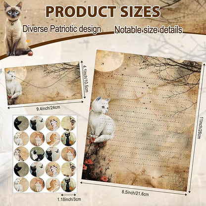 TaoBary 160 Pcs Stationery Paper Set 50 Double Sided Stationery Papers - Image 4