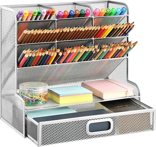 Marbrasse Larger Mesh Desk Organizer by Marbrasse