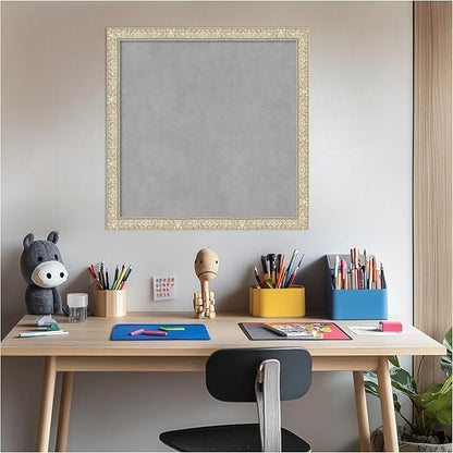 Amanti Art Silver Framed Magnetic Board 22x22 Medium Vision Board - Image 5
