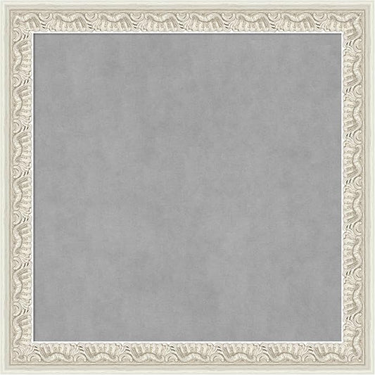 Amanti Art Silver Framed Magnetic Board 14x14 X-Small Vision Board by AmantiArt