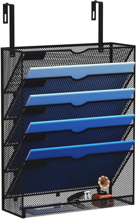 GDINDINFAN 6-Tier Hanging File Organizer Office Cubicle Accessories by GDINDINFAN