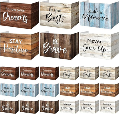 Honoson 24 Pcs Bulk Inspirational Privacy Folders by Honoson