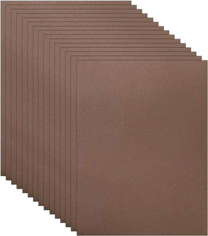 Guakicae 40 Sheets Coffee Color Cardstock 8.5 x 11 Craft Paper, 75lb by Guakicae