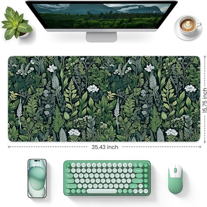 iCasso Desk Mat, Big Desk Pad, XXL Extended Gaming Mouse Pad, Large Mouse Pad - Image 2